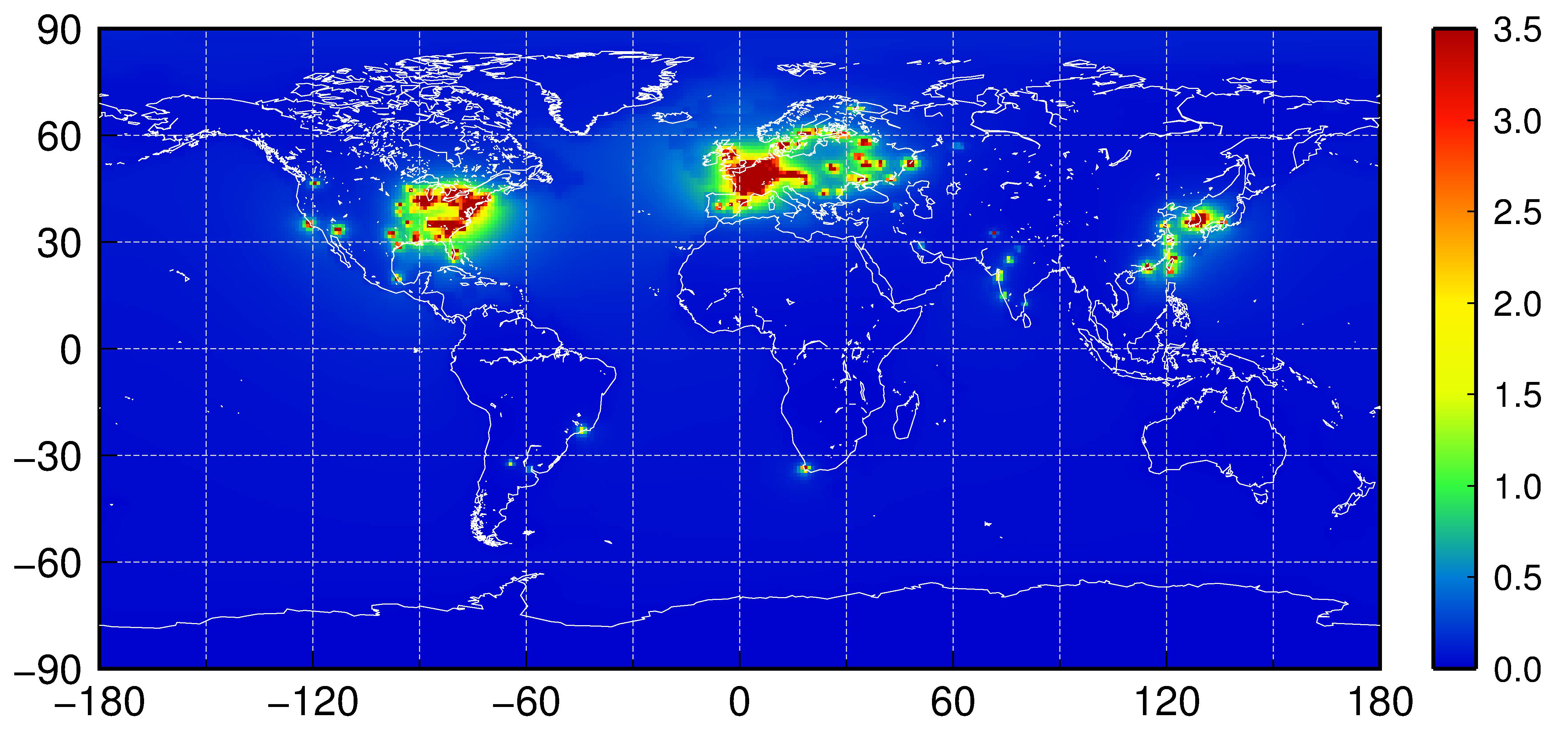 ratio reactor antineutrino geoneutrino worldwide map