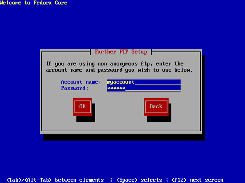 
	      Non-anonymous FTP account dialog.
	    