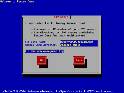 
	      FTP setup dialog.
	    