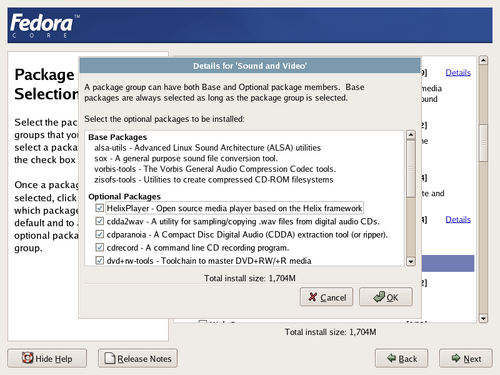 
	    Package group details dialog.
	  