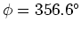 $\phi=356.6\rm ^{\circ}$