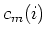 $c_m(i)$