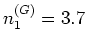 $n_1^{(G)}=3.7$