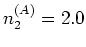 $n_2^{(A)}=2.0$