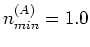 $n_{min}^{(A)}=1.0$