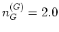$n_G^{(G)}=2.0$