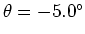 $\theta=-5.0\rm ^{\circ}$