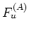 $F_u^{(A)}$